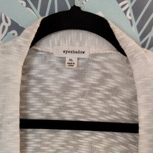 Eyeshadow Cream Colored Knit Cardigan